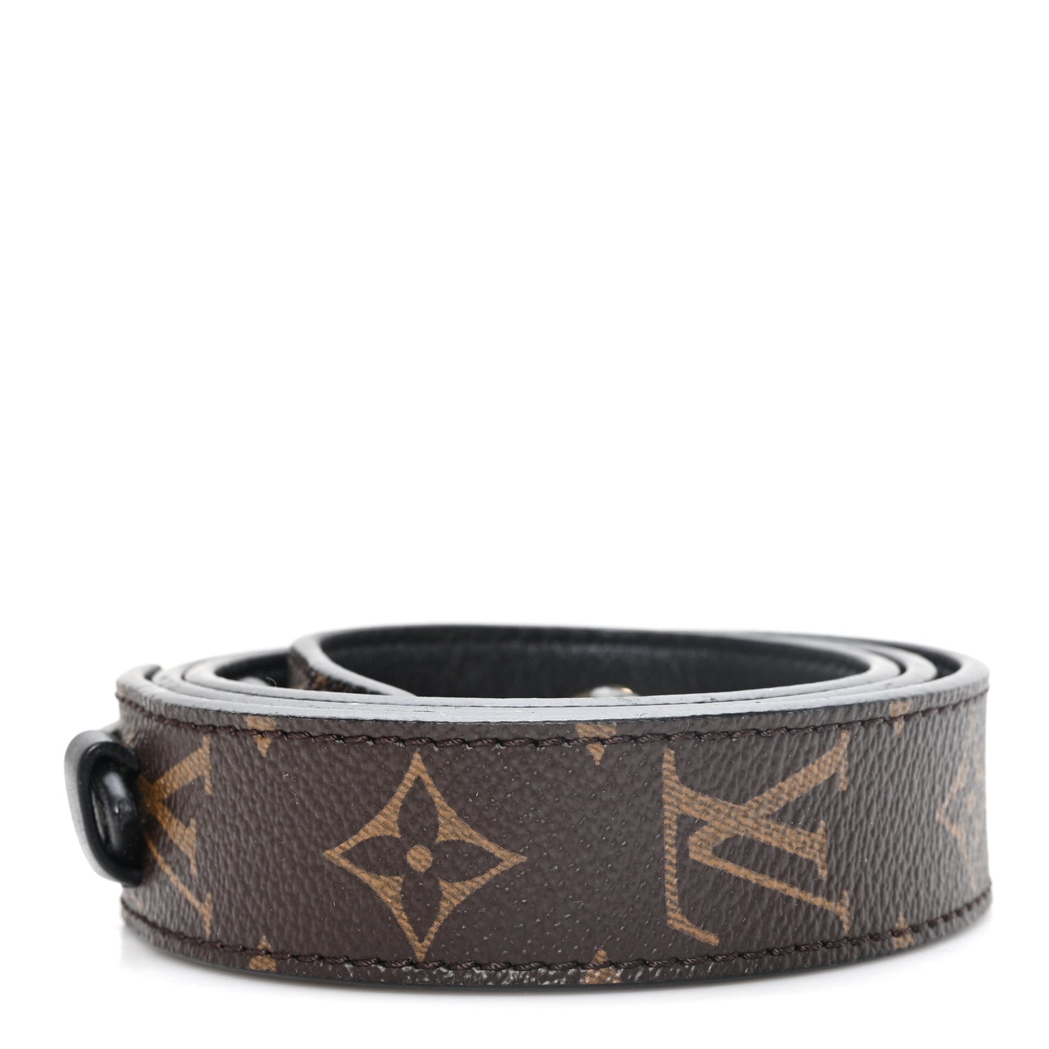 Louis Vuitton Monogram Bandouliere Shoulder Strap XL Black 2 of 4