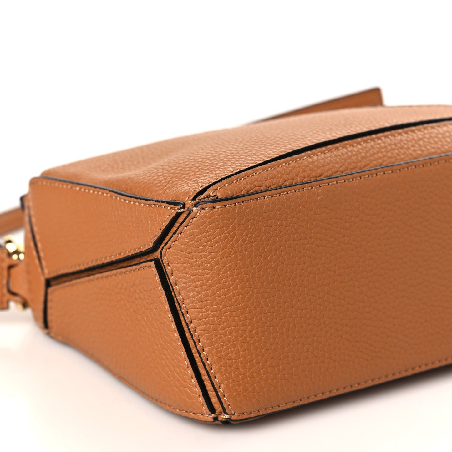 Calfskin Mini Puzzle Bag Tan