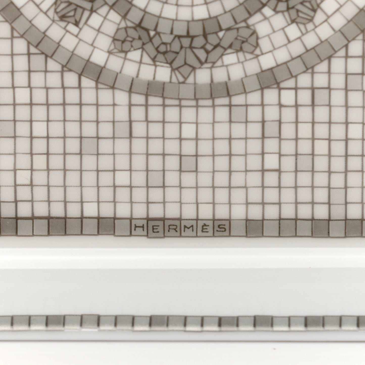 Porcelain Mosaique Au 24 Sushi Plate Platine