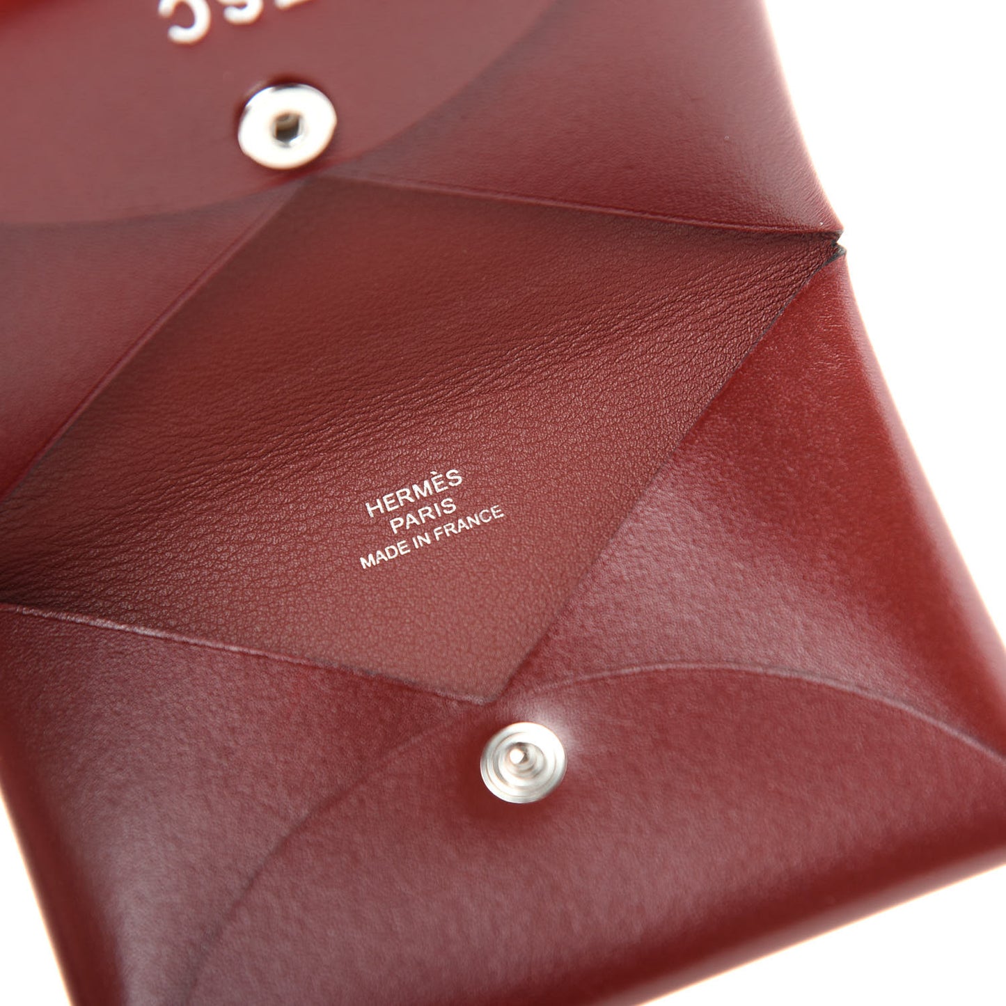 Box Calvi Card Case Rouge H