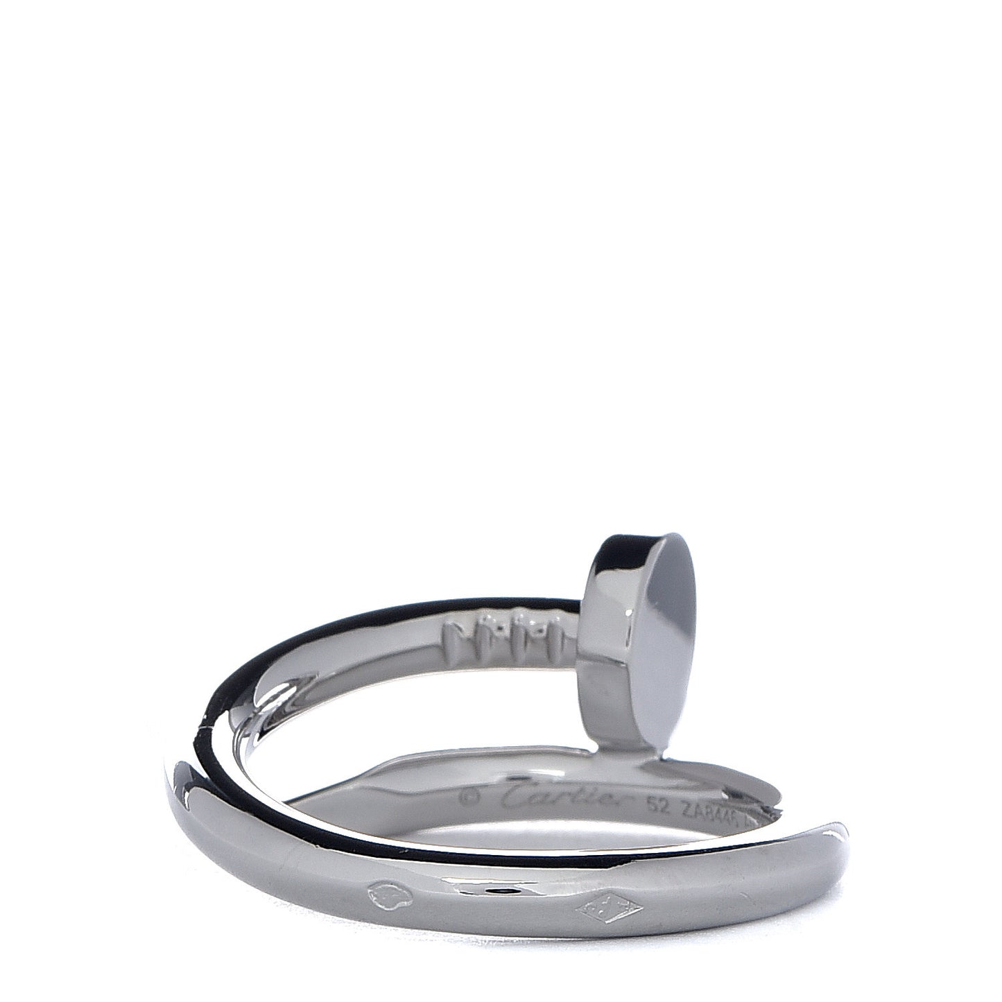 18K White Gold Juste Un Clou Ring 52 6