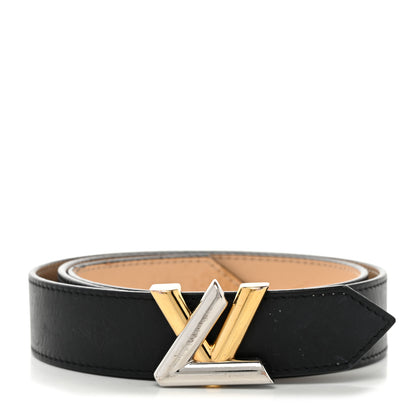 Louis Vuitton Calfskin 40mm LV Twist Belt Black 1 of 7