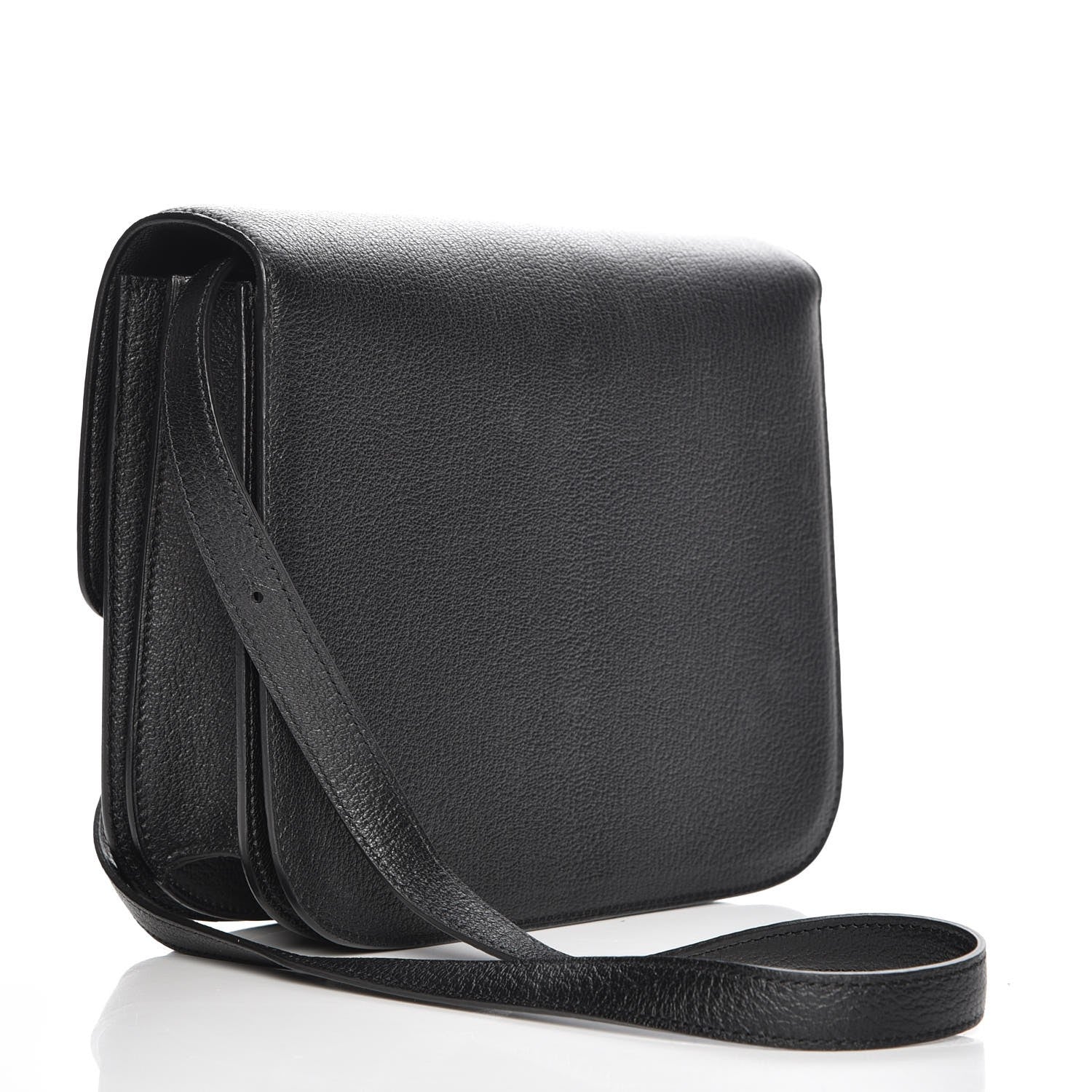 Celine Goatskin Medium Classic Box Flap Bag Black 3 of 8