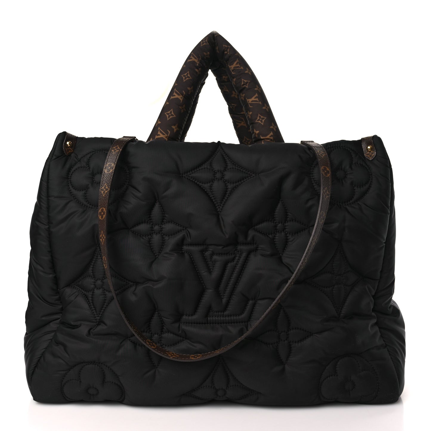 Econyl Monogram Pillow Giant Onthego GM Black