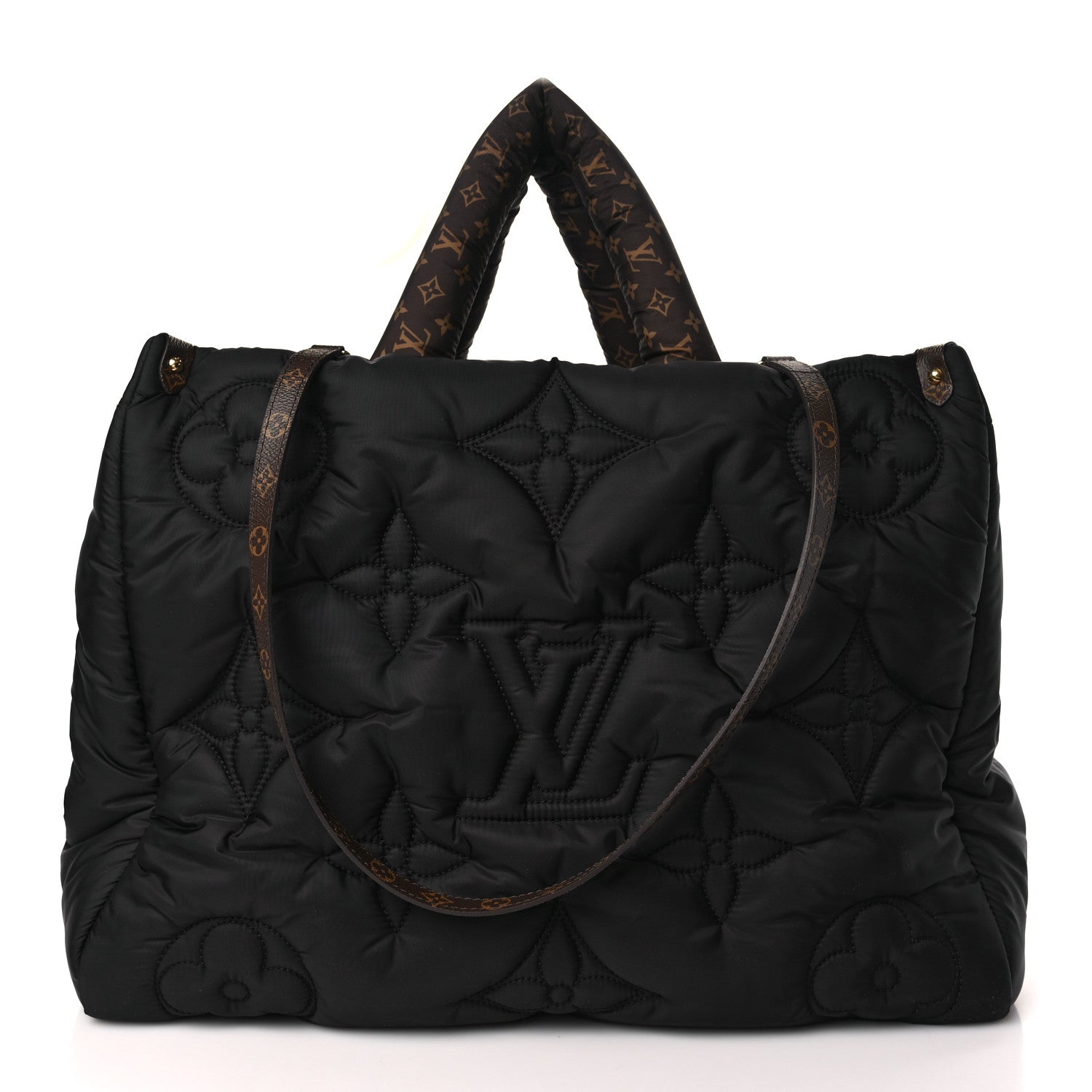 Louis Vuitton Econyl Monogram Pillow Giant Onthego GM Black 1 of 8