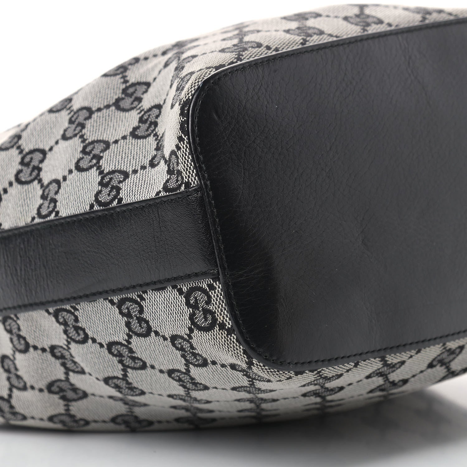 Gucci Monogram GG Small Clasp Hobo Black 7 of 9