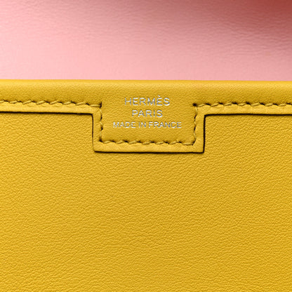 Hermes Swift Verso Jige Elan 29 Jaune De Naples Rose Confetti 7 of 8