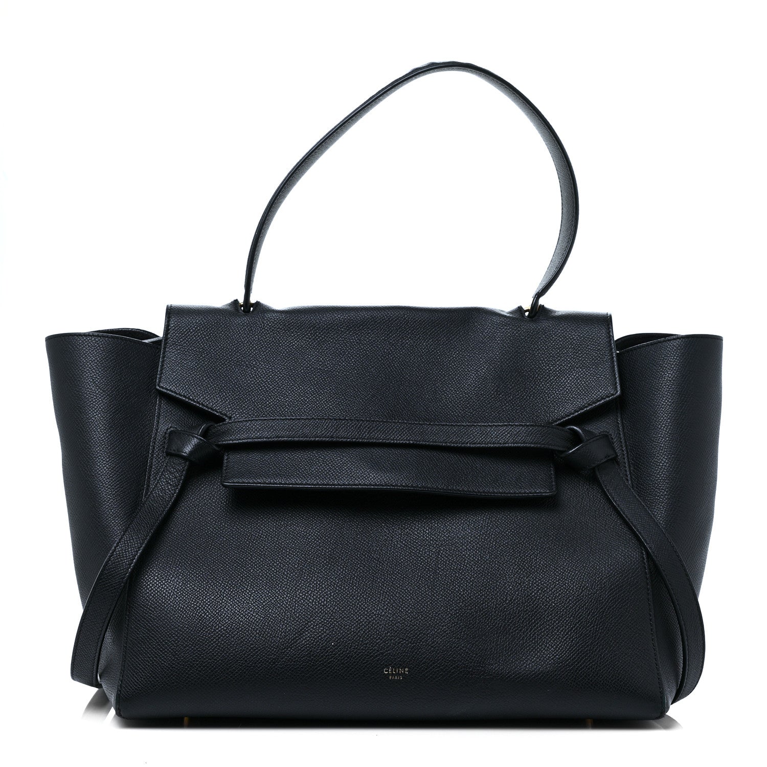 Celine Grained Calfskin Mini Belt Bag Abyss Blue 2 of 16