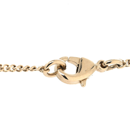 Chanel Baguette Crystal High Society CC Pendant Necklace Gold 4 of 5