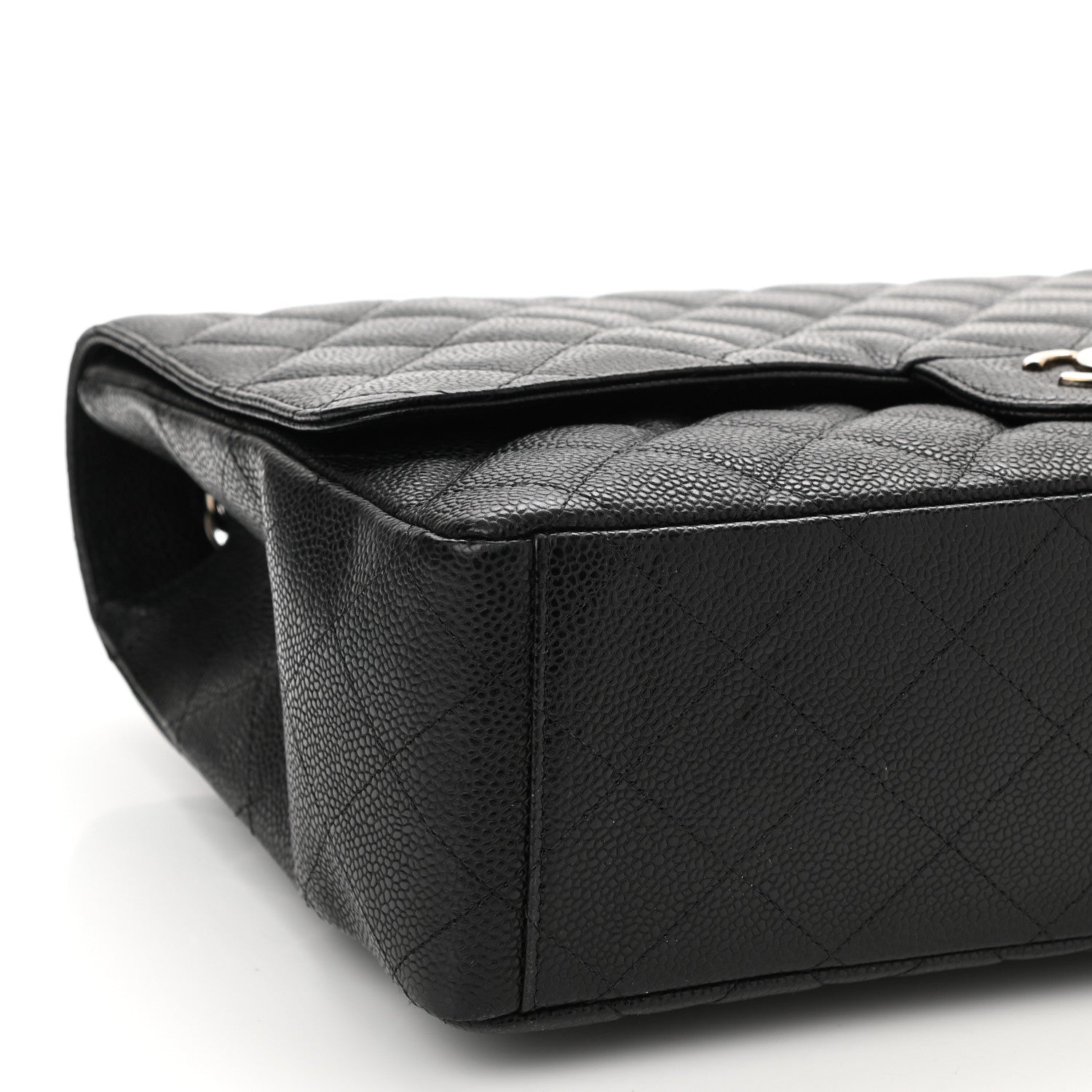 Chanel Caviar Quilted Maxi Single Flap Black 10 of 11