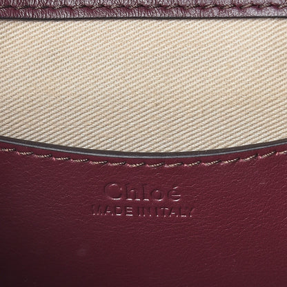 Chloe Calfskin Watersnake Embossed Large Tess Bag Coconut Brown 6 of 6