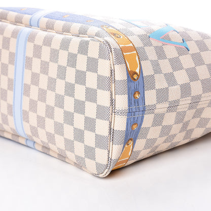 Louis Vuitton Damier Azur Summer Trunks Neo Neverfull MM 10 of 12