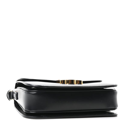 Celine Shiny Calfskin Medium Triomphe Black 4 of 11