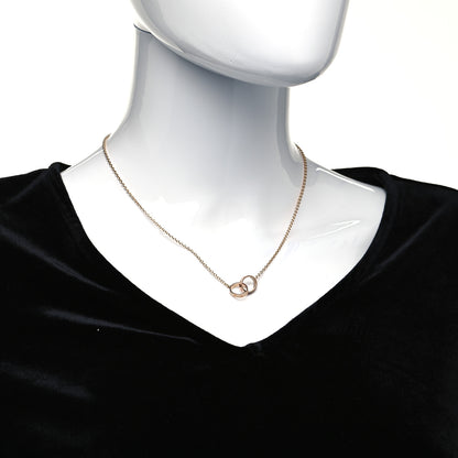 Cartier 18K Yellow Gold Interlocking LOVE Necklace 7 of 8