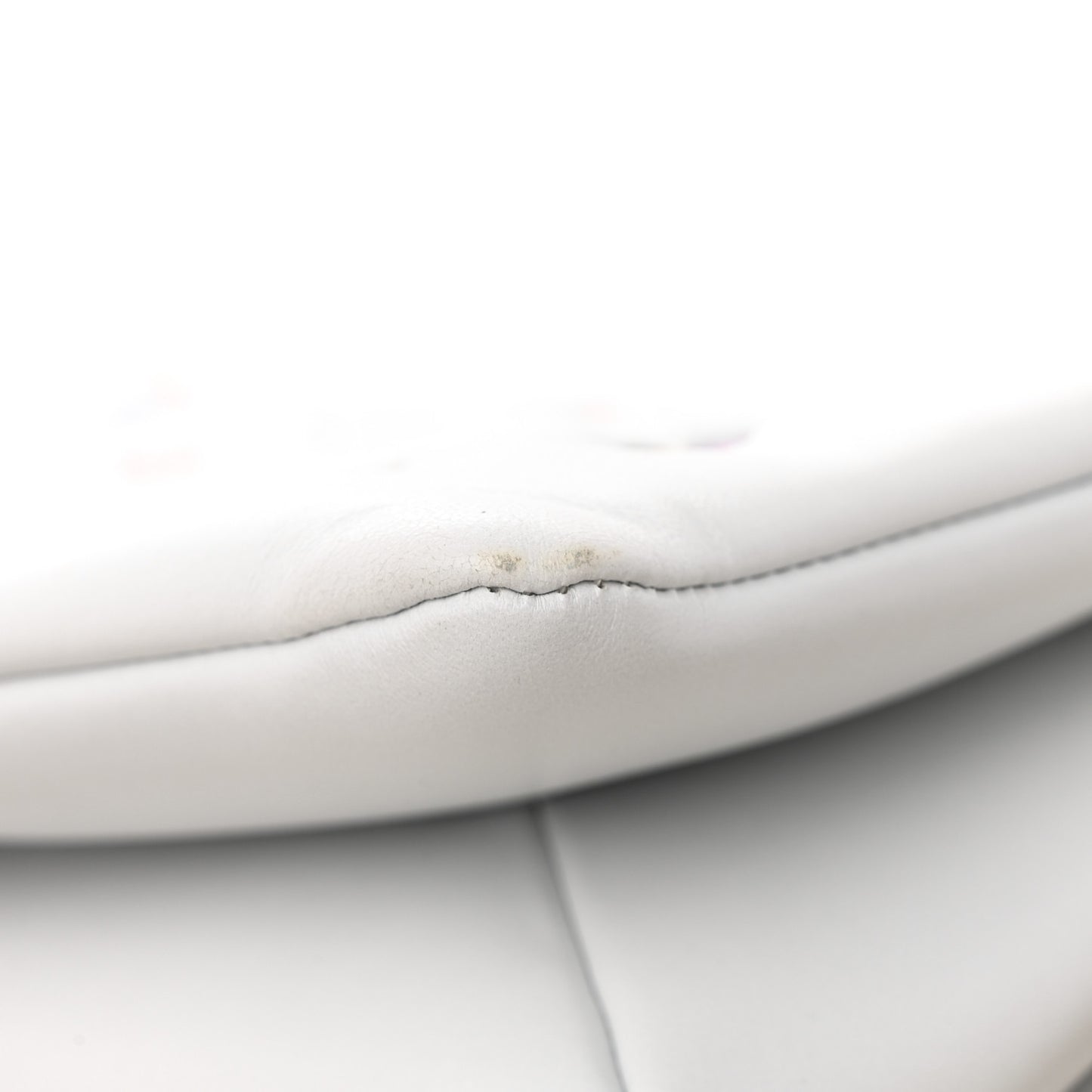 Lambskin Embossed Monogram LV Garden Coussin PM Cream
