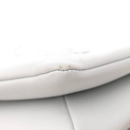 Louis Vuitton Lambskin Embossed Monogram LV Garden Coussin PM Cream 15 of 16
