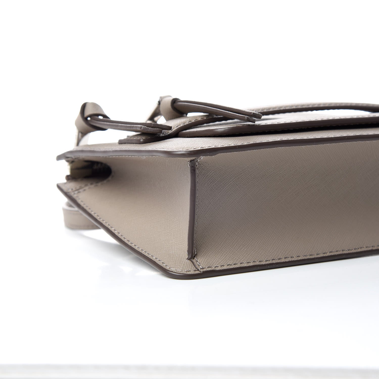 Marc Jacobs Saffiano Medium Madison Flap Crossbody Bag Cement 5 of 9