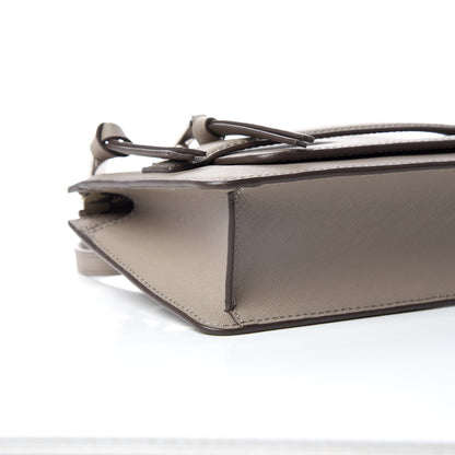 Marc Jacobs Saffiano Medium Madison Flap Crossbody Bag Cement 5 of 9