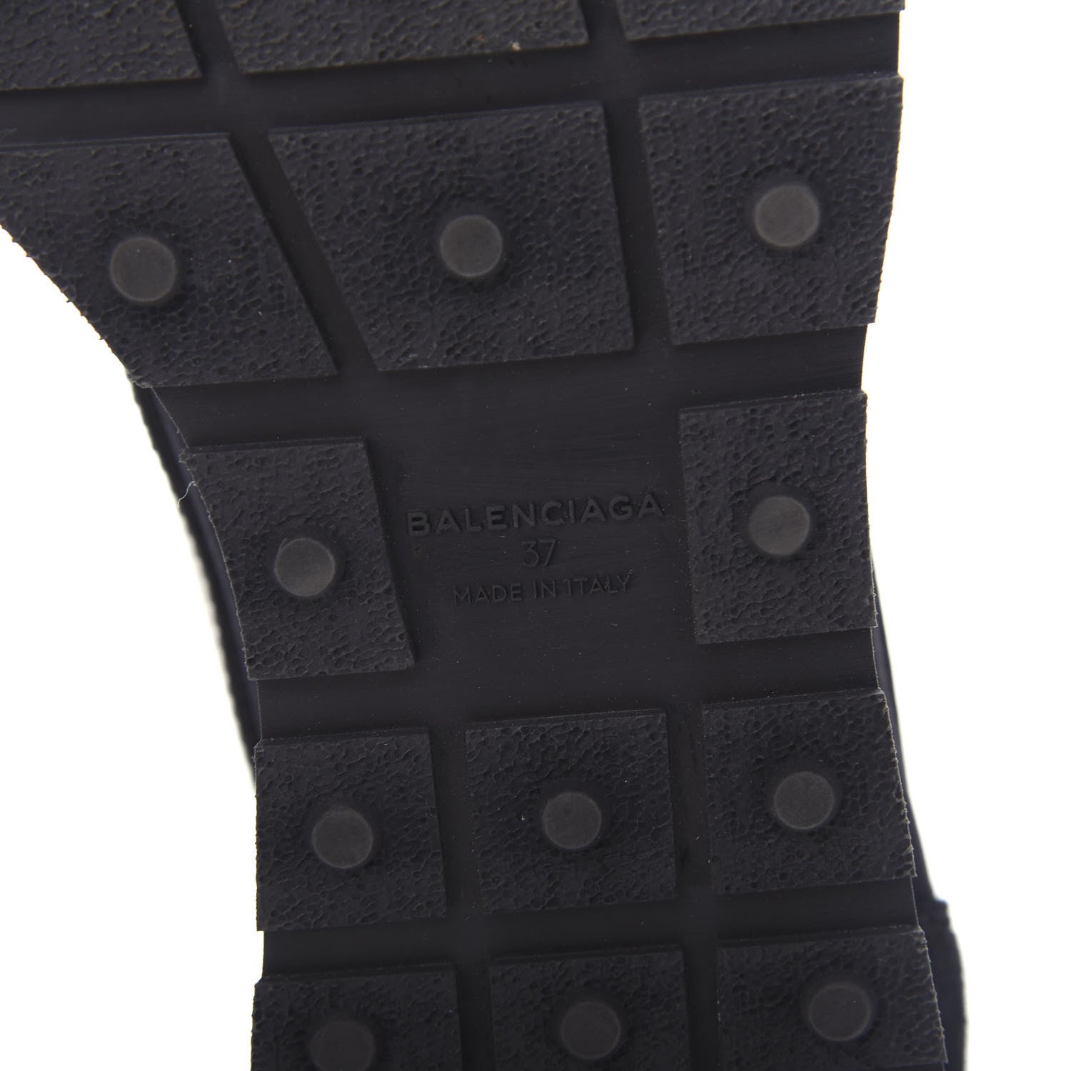 Balenciaga Mesh Calfskin Neoprene Suede Womens Race Runner Sneakers 37 Black 9 of 10