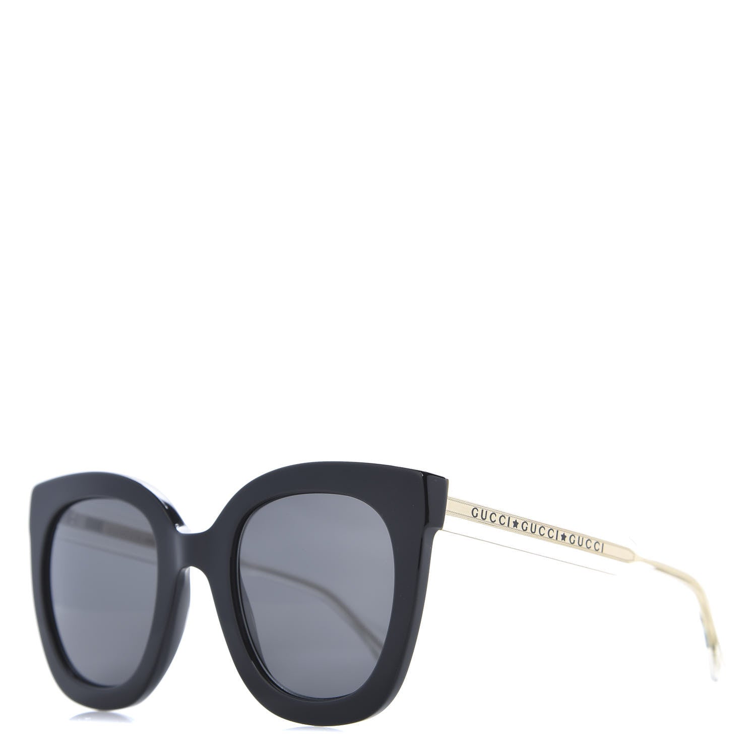 Gucci Acetate Crystal Sunglasses GG0564S Black Grey 1 of 7