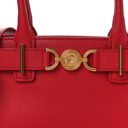 Versace Calfskin Small Medusa '95 Tote Bag Red 8 of 10