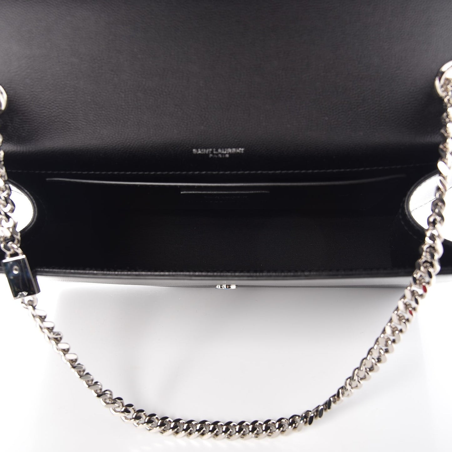 Grain De Poudre Large Classic Monogram Kate Satchel Black