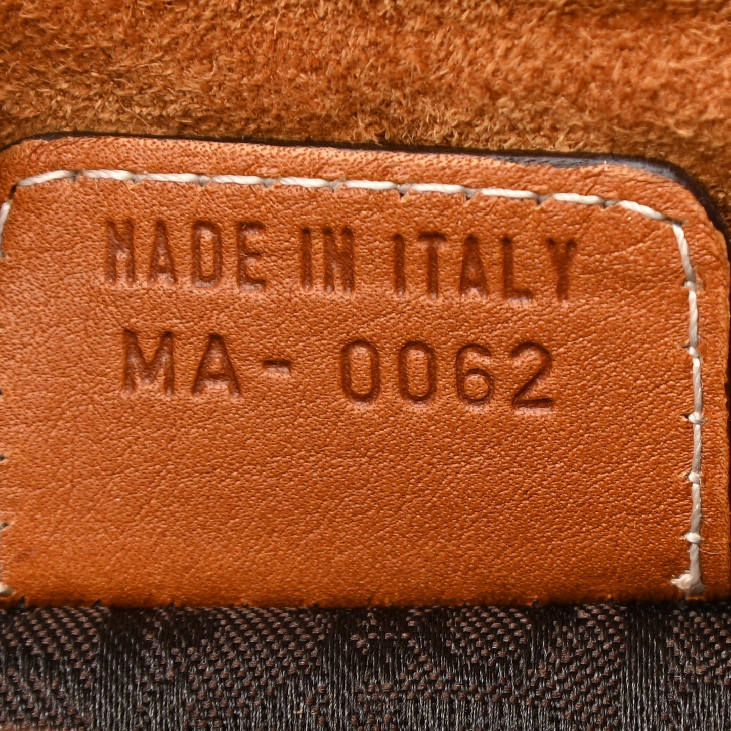 Calfskin Baudrier Saddle Bag Tan
