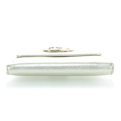 Gucci Leather Compact Britt Wallet Metallic 5 of 10