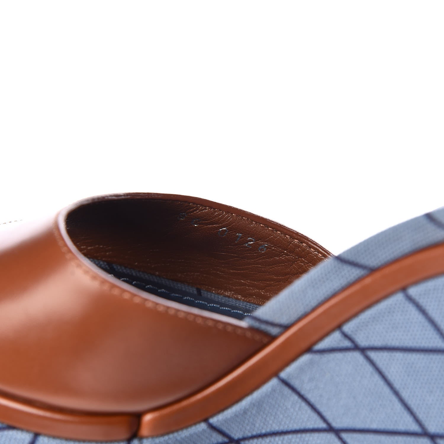 Louis Vuitton Denim Malletage Blossom Wedge Sandal 39.5 9 of 9