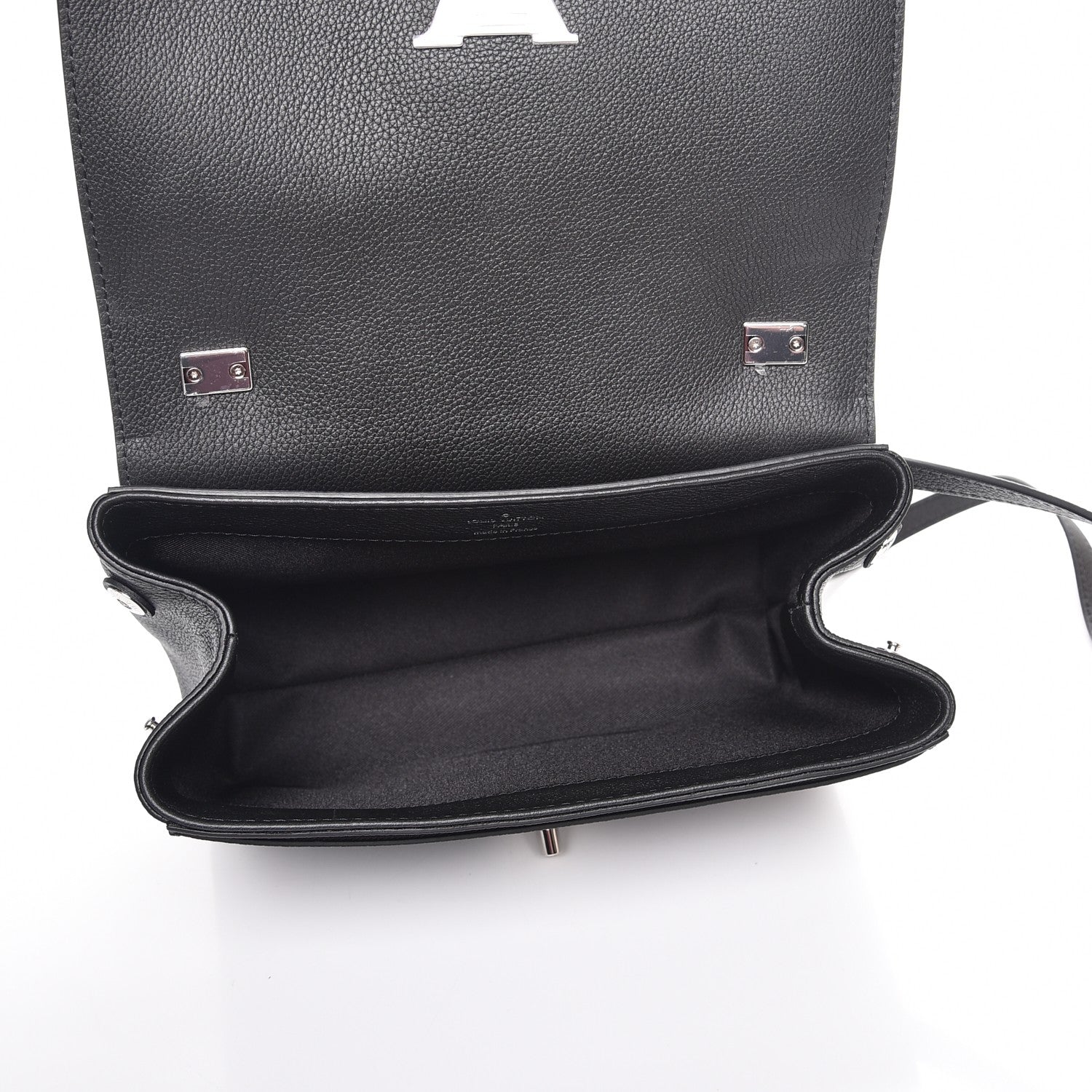 Louis Vuitton Calfskin Lockme II Chain Bag BB Black 5 of 8