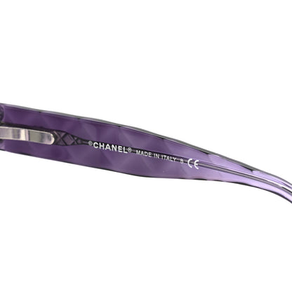 Chanel Quilted CC Mod Sunglasses 5120 Purple 6 of 7