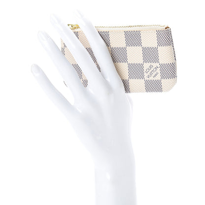 Louis Vuitton Damier Azur Key Pouch 2 of 8