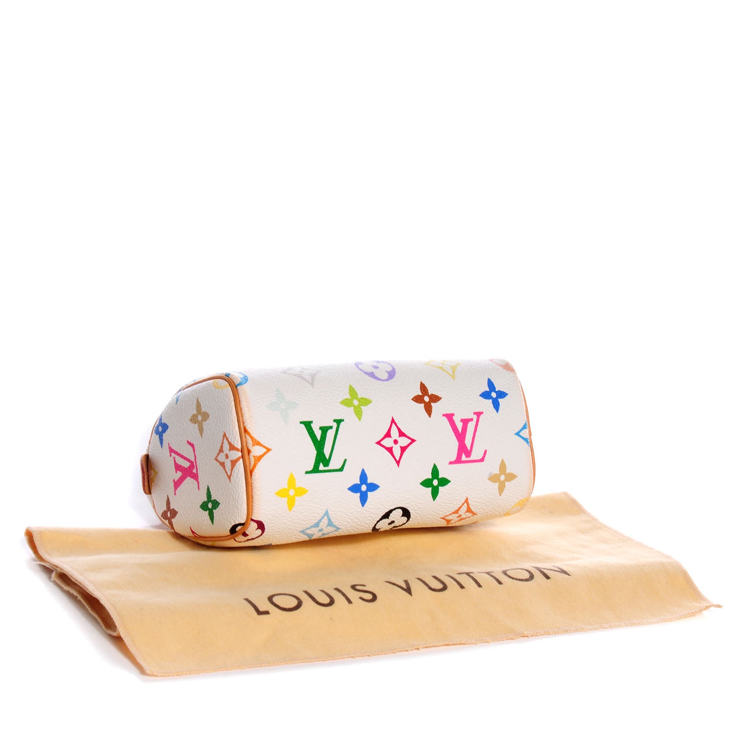 Louis Vuitton Monogram Multicolor Mini Sac HL Speedy White 4 of 7