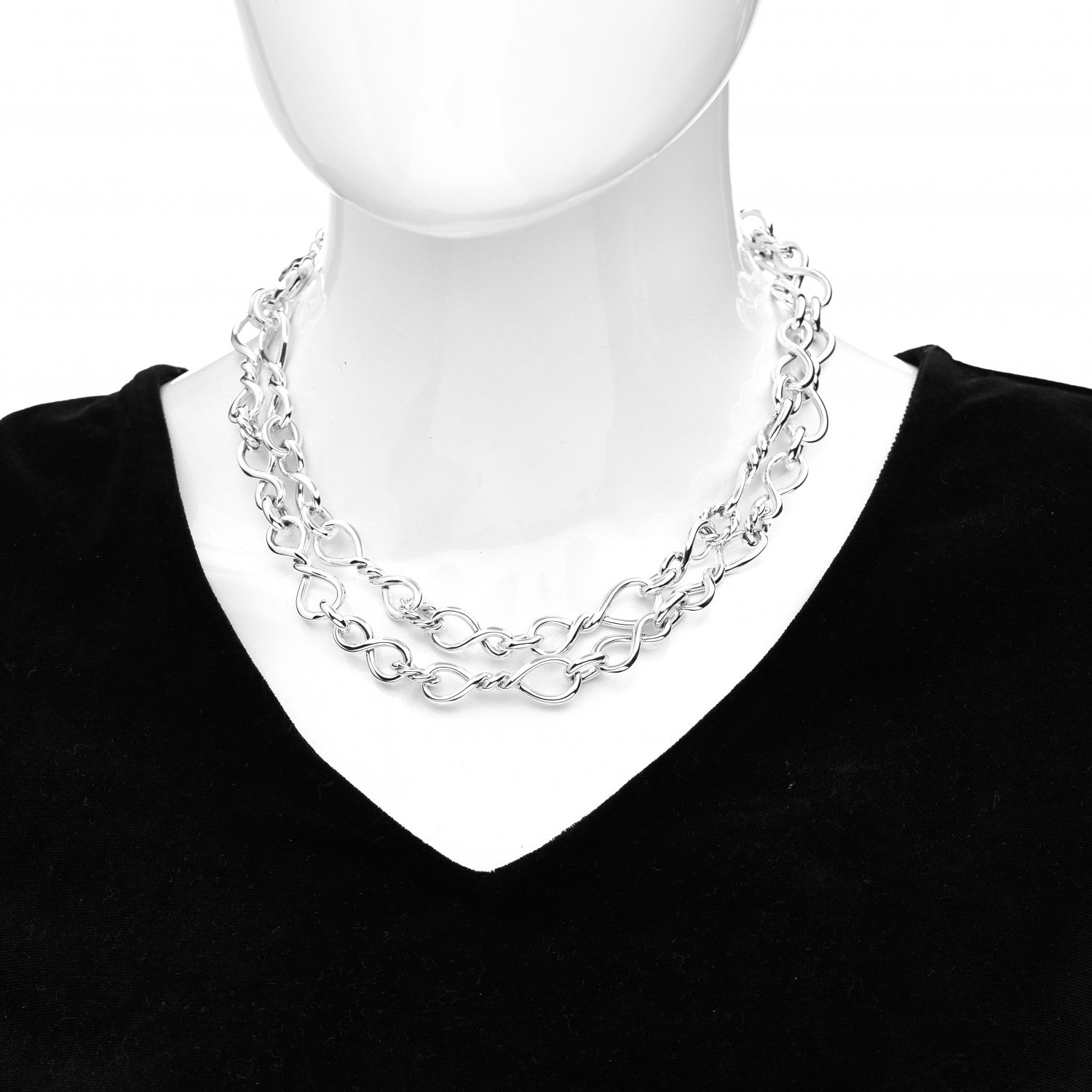 David Yurman Sterling Silver Medium Continuance Chain Necklace 2 of 4