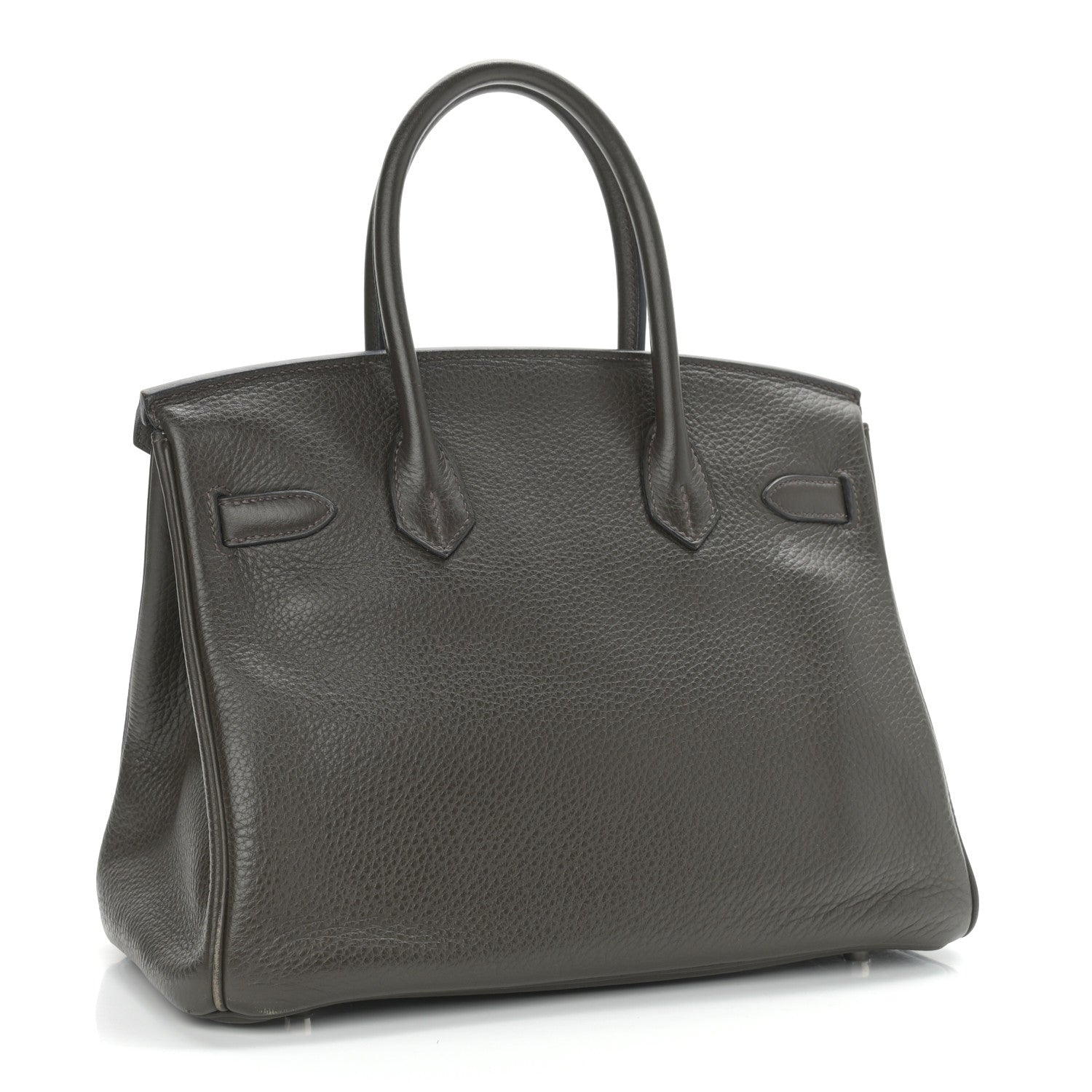 Hermes Taurillon Clemence Birkin 30 Vert Bronze 3 of 15