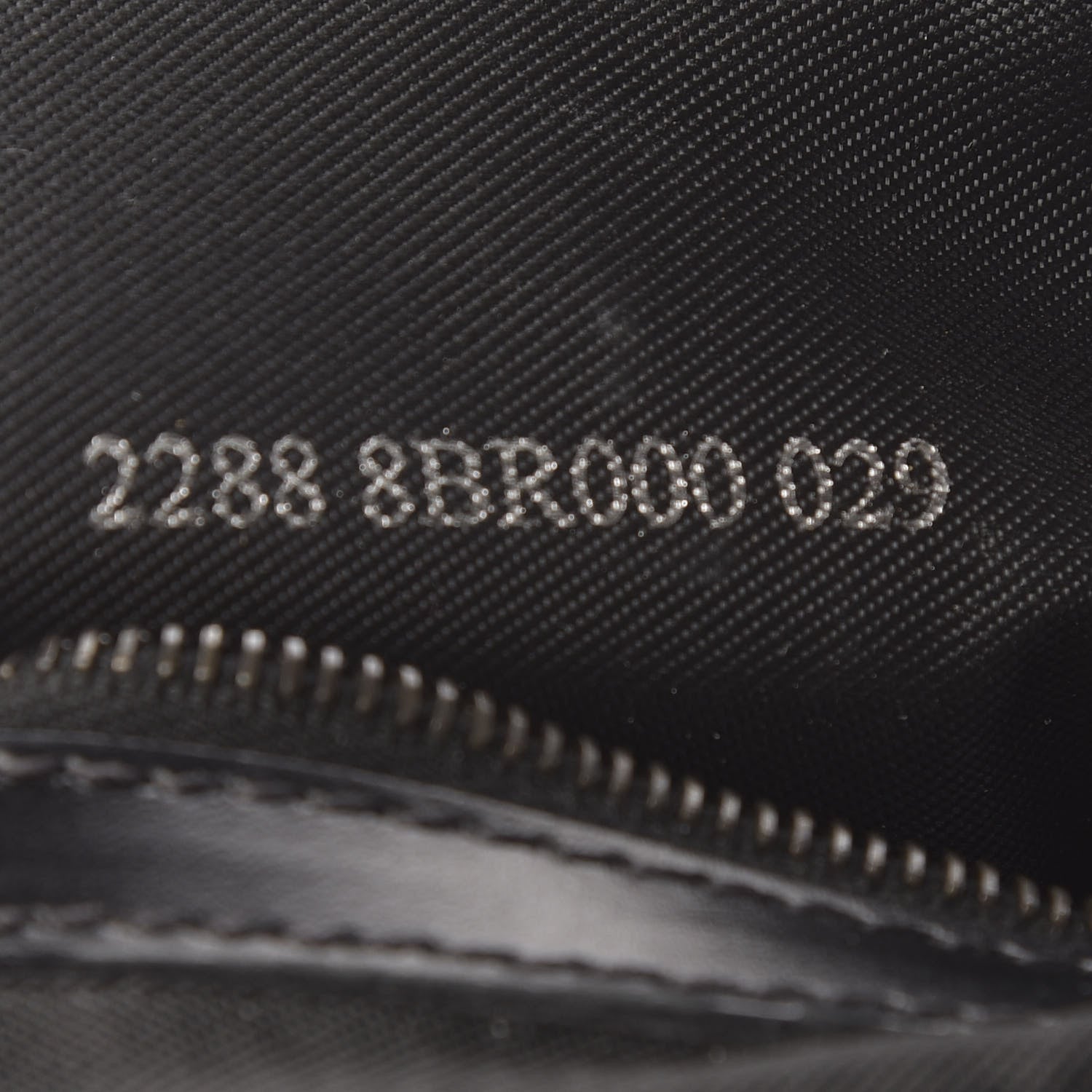 Fendi Zucchino Baguette Black 9 of 9