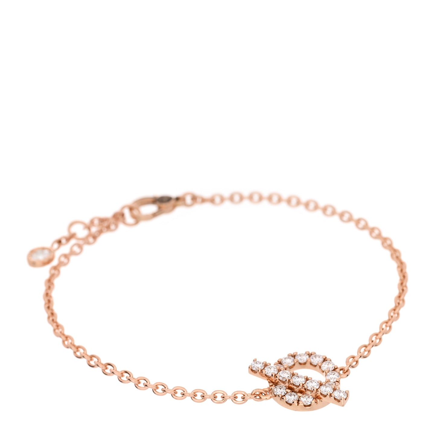 18K Rose Gold Diamond Finesse Bracelet SH