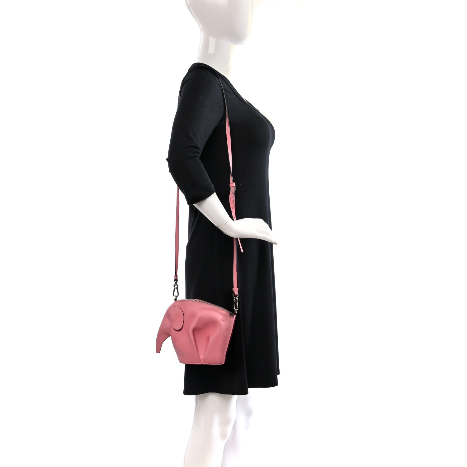 Loewe Calfskin Mini Elephant Crossbody Bag Candy 2 of 9