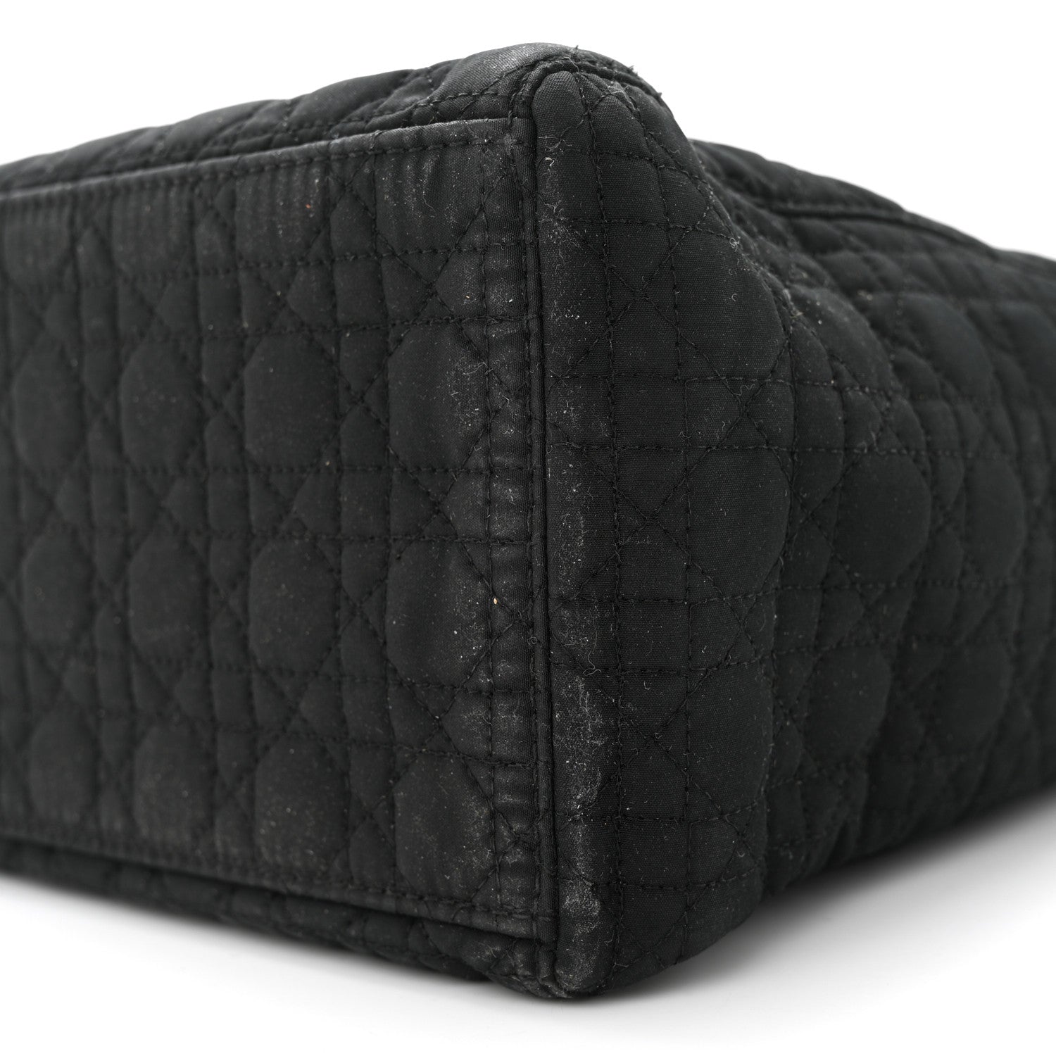 Christian Dior Nylon Cannage Medium Lady Dior Black 10 of 11