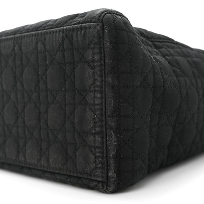 Christian Dior Nylon Cannage Medium Lady Dior Black 10 of 11