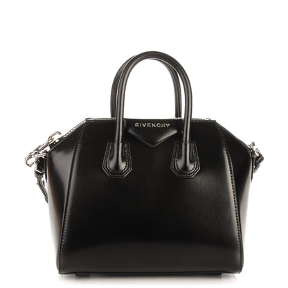 Givenchy Shiny Lord Calfskin Mini Antigona Black 1 of 7