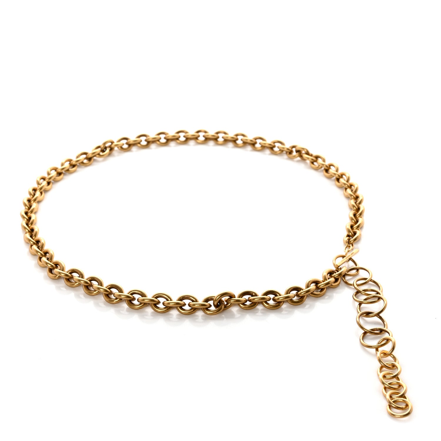 Saint Laurent Maillon Chain Belt Light Bronze 1 of 3