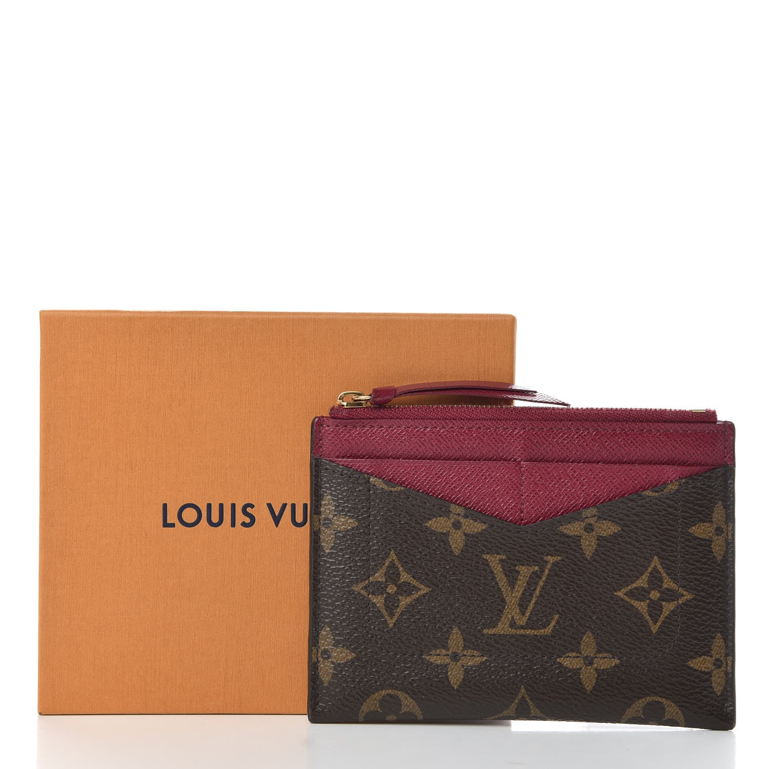 Louis Vuitton Monogram Zipped Card Holder Fuchsia 7 of 7