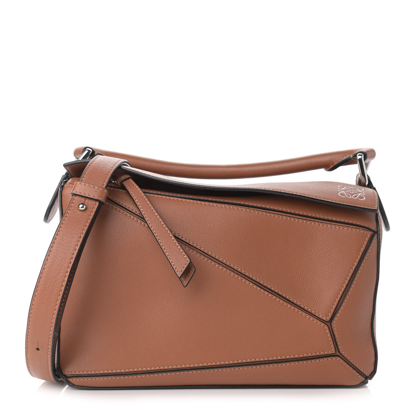 Calfskin Small Puzzle Bag Tan