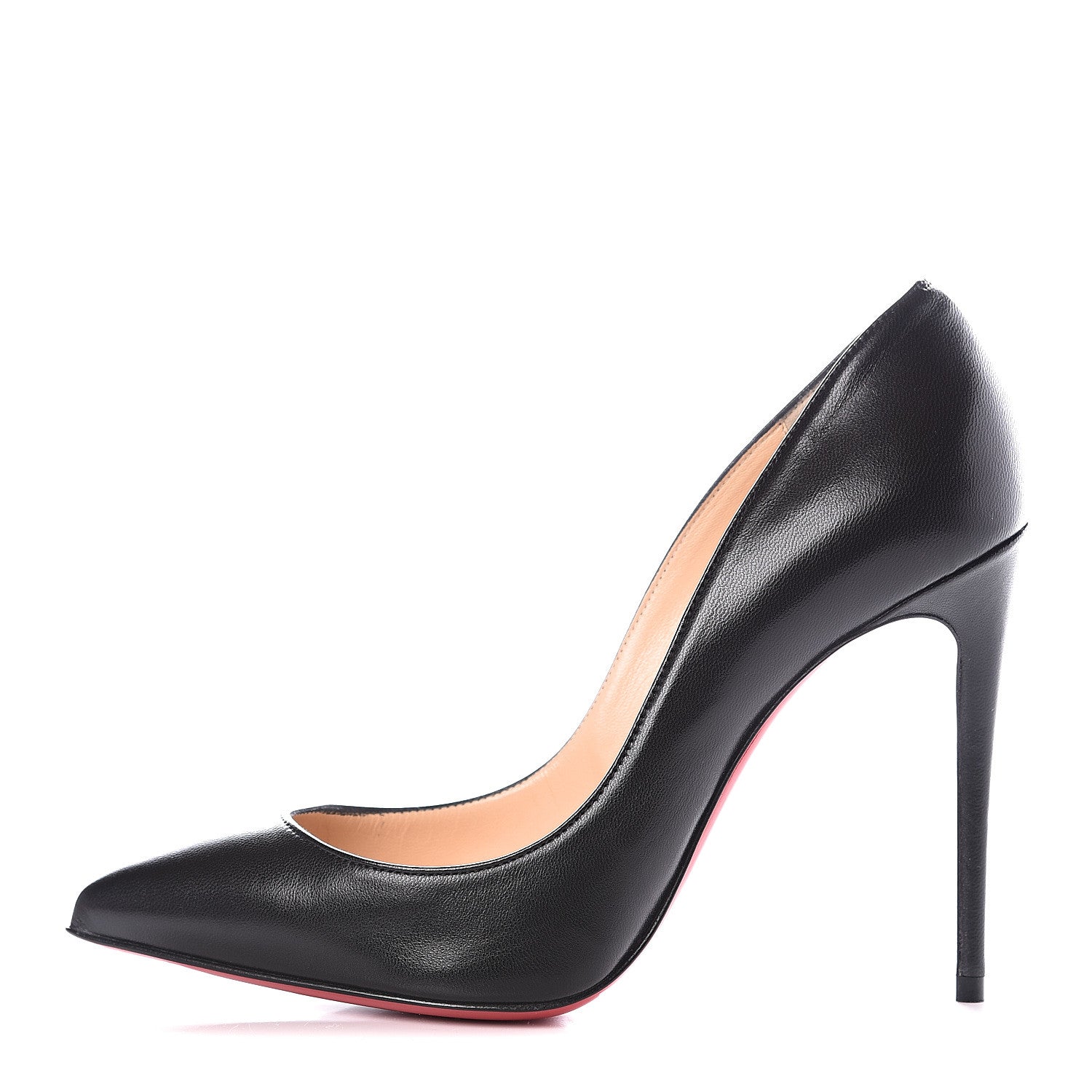 Christian Louboutin Shiny Nappa Pigalle Follies 100 Pumps 36.5 Black 1 of 9
