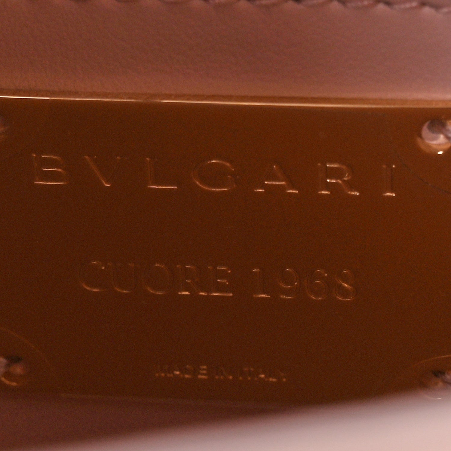 Bulgari Calfskin Serpenti Cuore 1968 Top Handle Pink 6 of 10