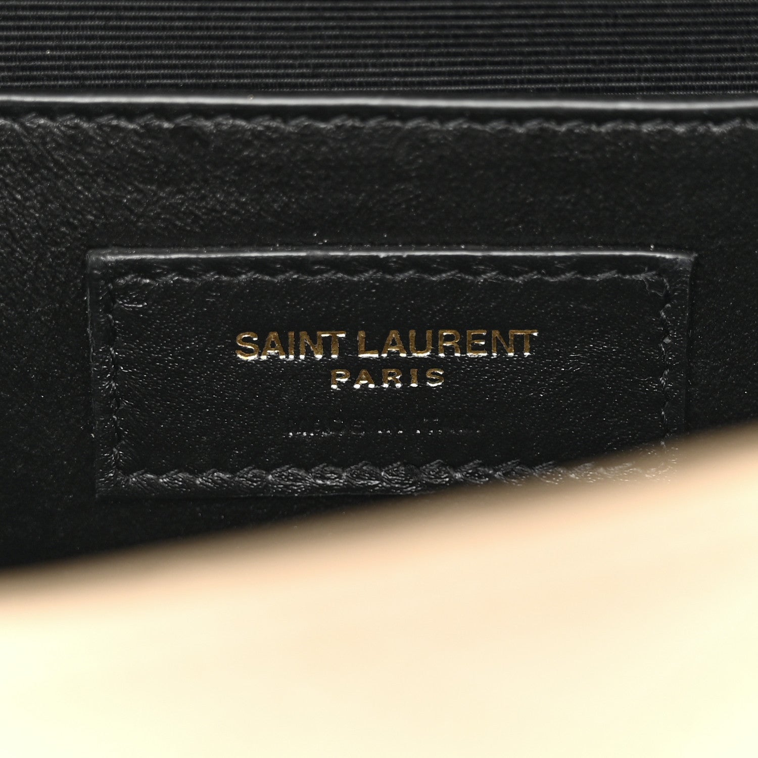 Saint Laurent Grain De Poudre Textured Mixed Matelasse Triquilt Small Monogram Satchel Dark Beige 6 of 9