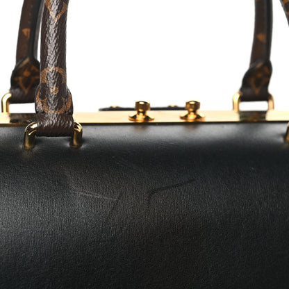 Louis Vuitton Calfskin Monogram Speedy Doctor 25 Black 11 of 11