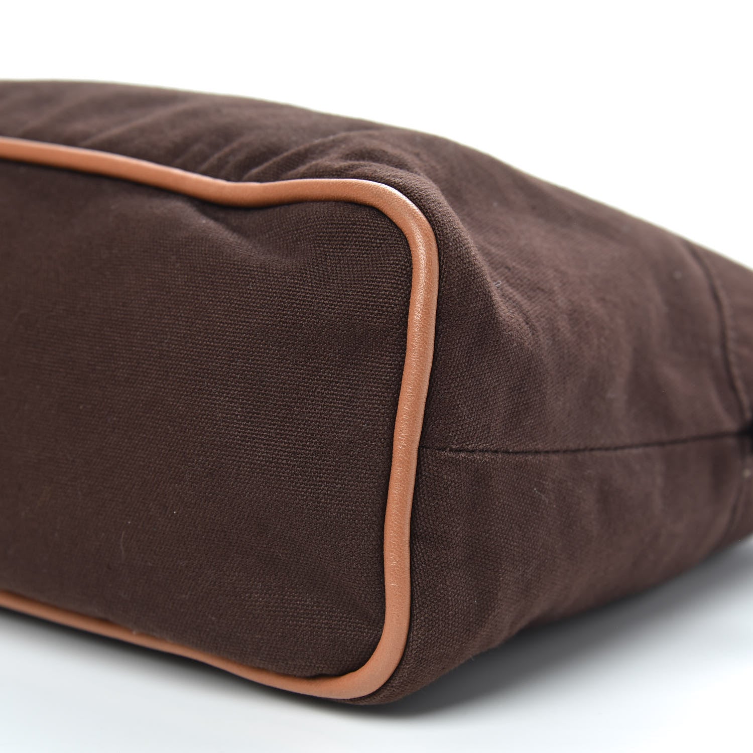 Hermes Cotton Canvas Bolide Travel Cosmetic Pouch 7 of 8
