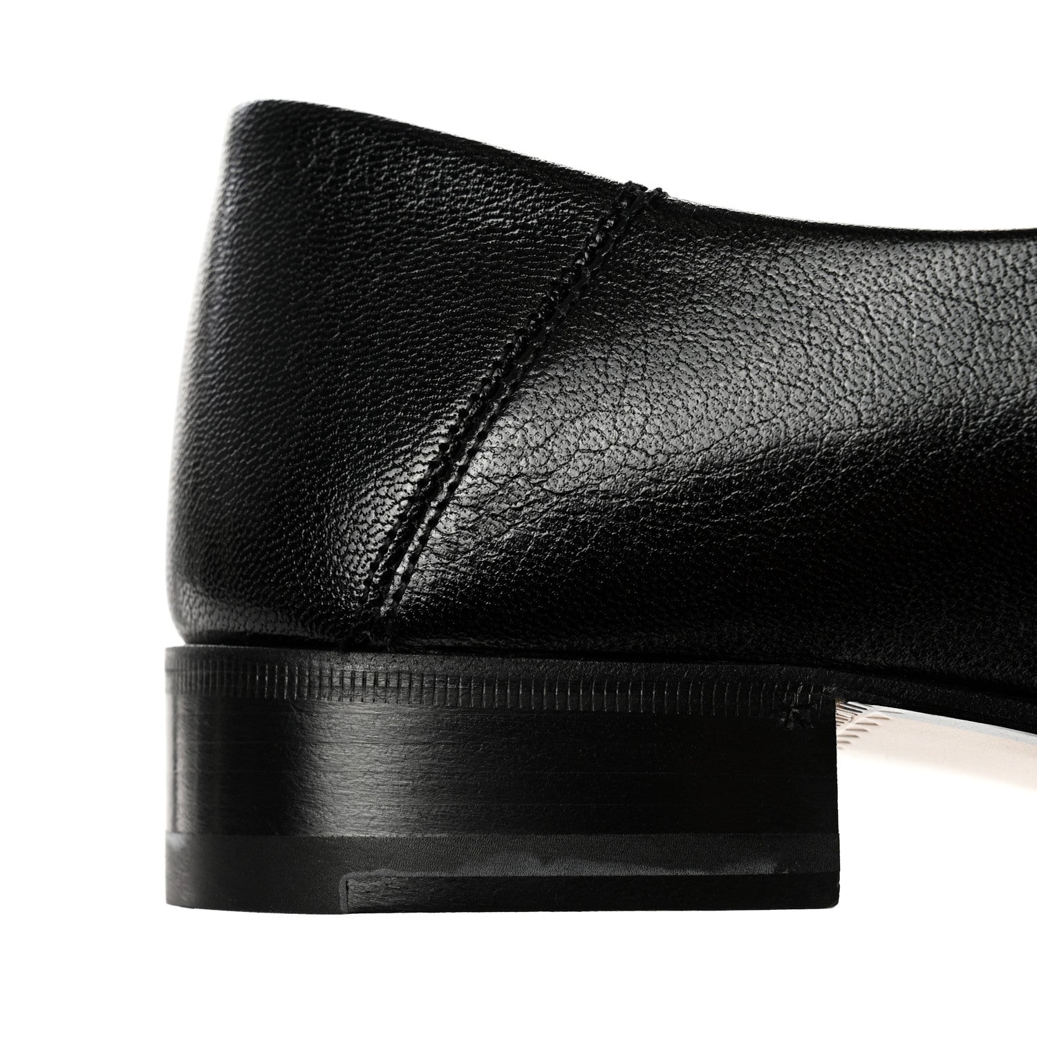 Gucci Goatskin Womens Horsebit Mid-Heel Loafers 38 Black 10 of 12